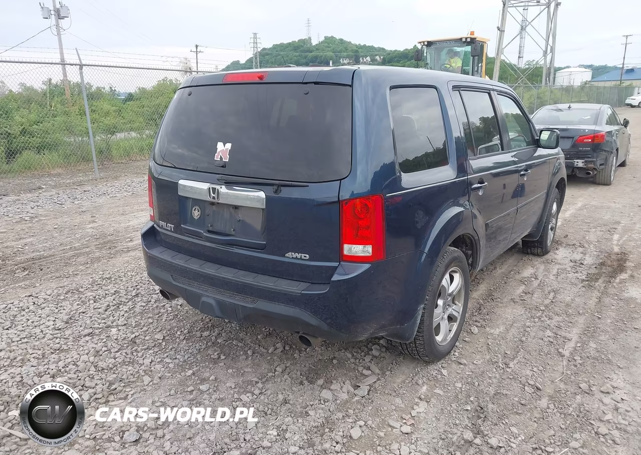 2012 Honda Pilot Ex-L VIN:5FNYF4H59CB031942 - 4