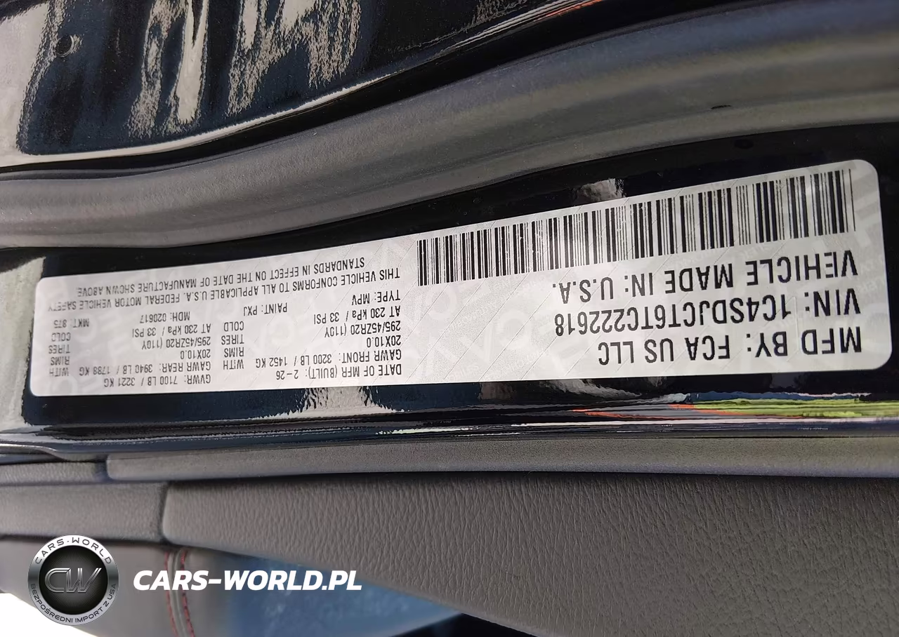 2026 Dodge Durango Gt Plus Awd Hemi V8 VIN:1C4SDJCT6TC222618 - 9