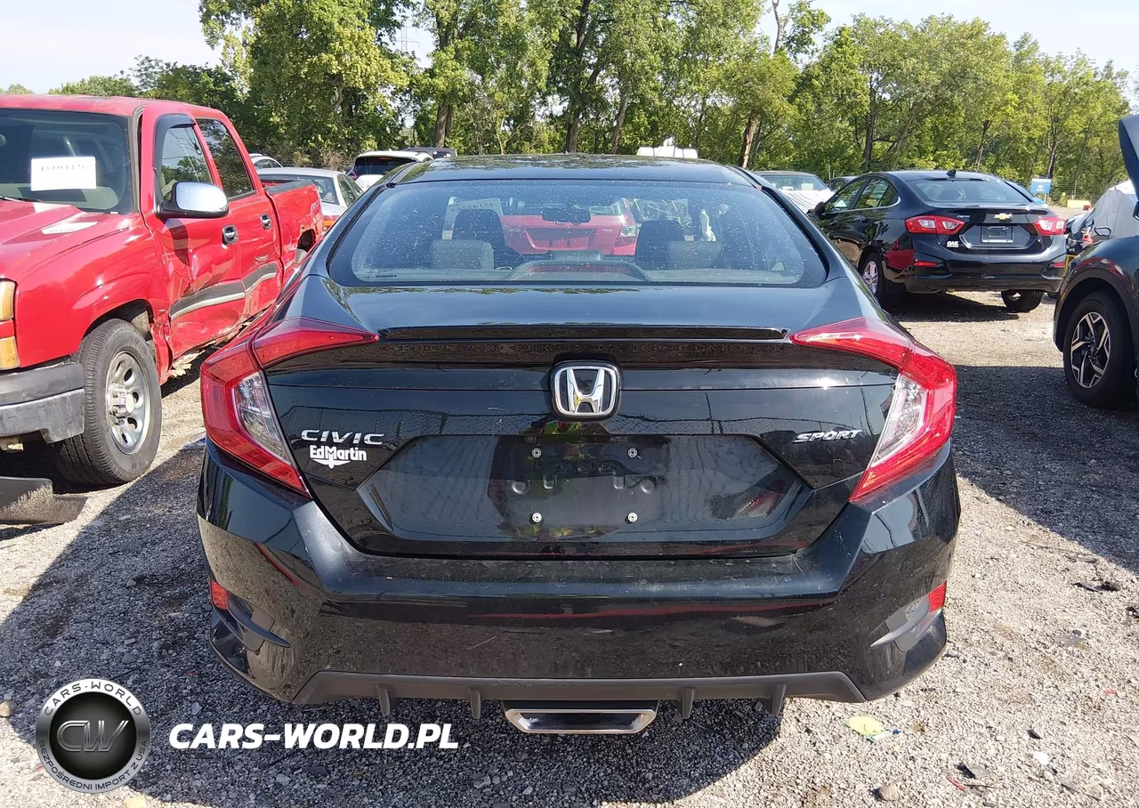 2019 Honda Civic Sport VIN:2HGFC2F89KH581878 - 16