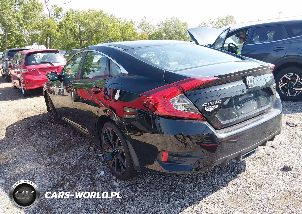 2019 Honda Civic Sport VIN:2HGFC2F89KH581878 - 3