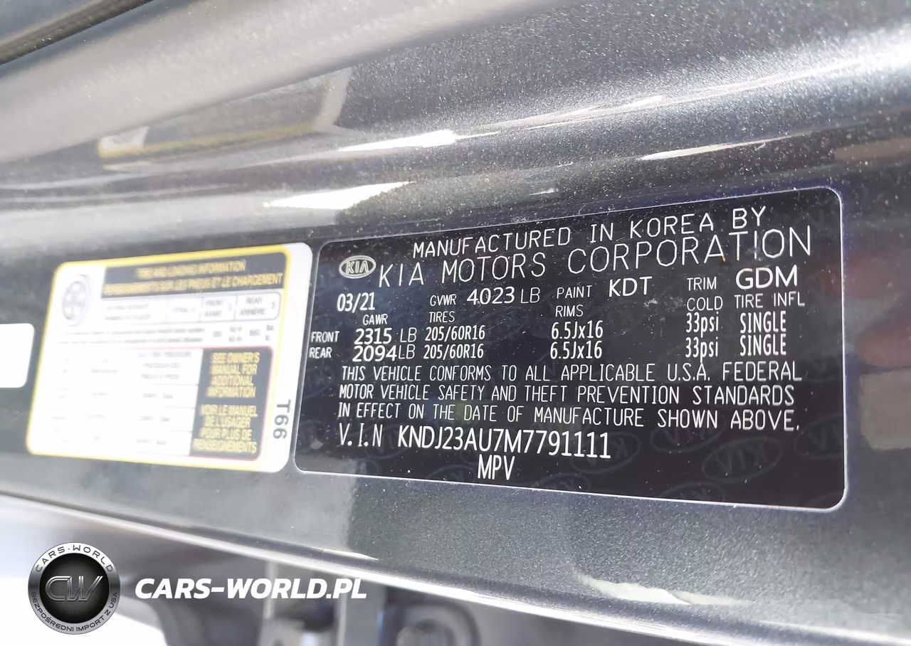 2021 Kia Soul Lx VIN:KNDJ23AU7M7791111 - 9