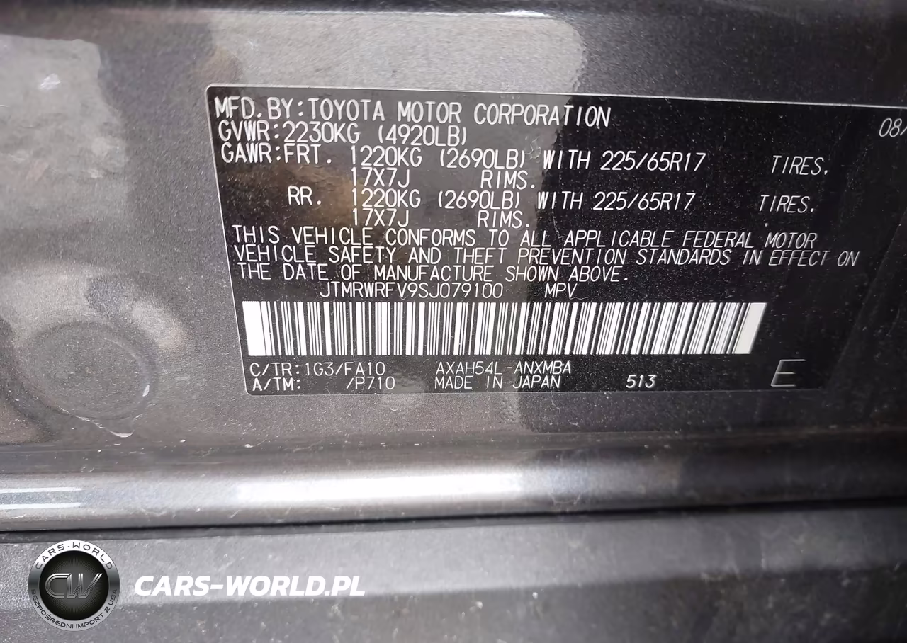 2025 Toyota Rav4 Hybrid Xle VIN:JTMRWRFV9SJ079100 - 9