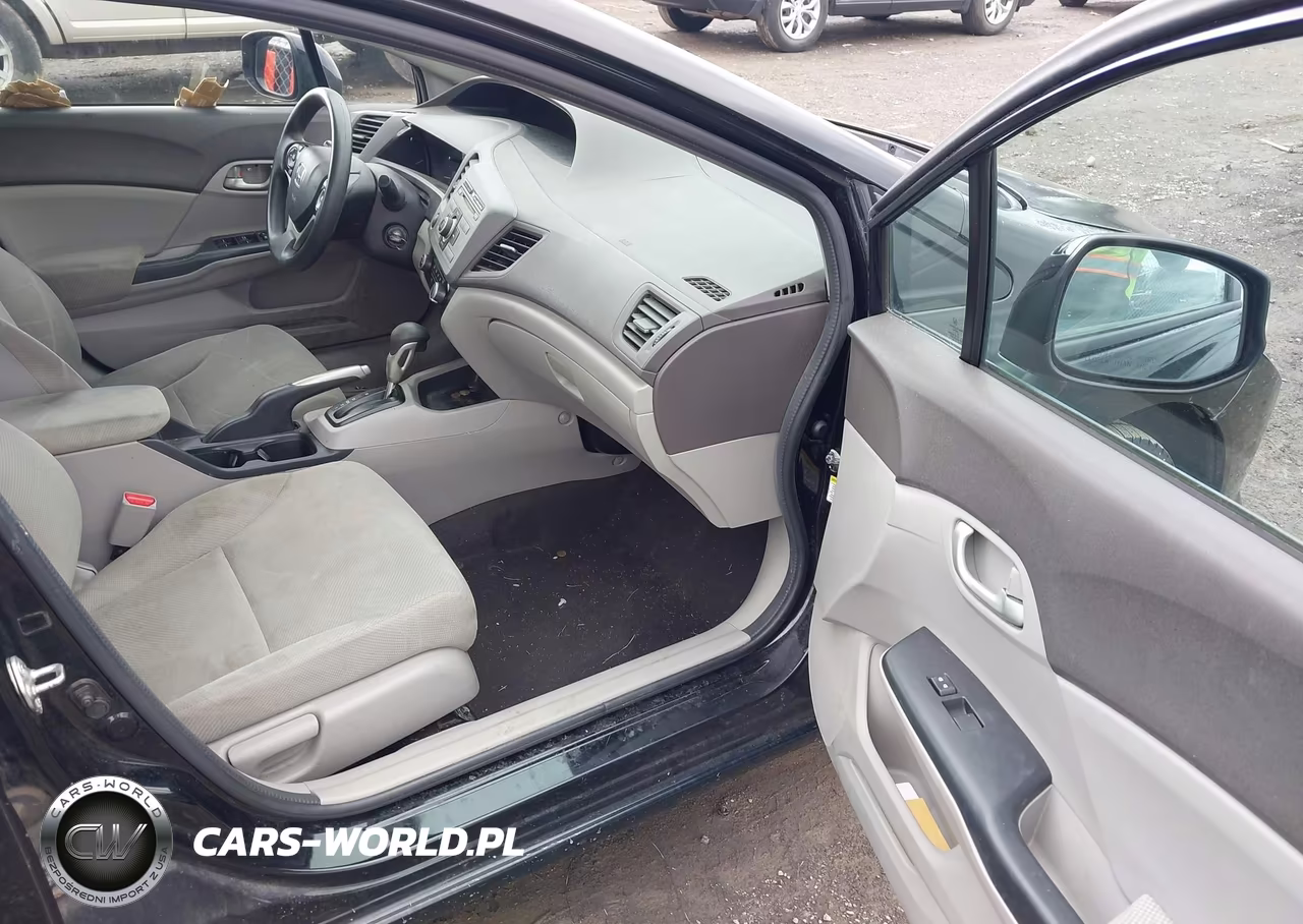 2012 Honda Civic Lx VIN:2HGFB2F59CH600827 - 5