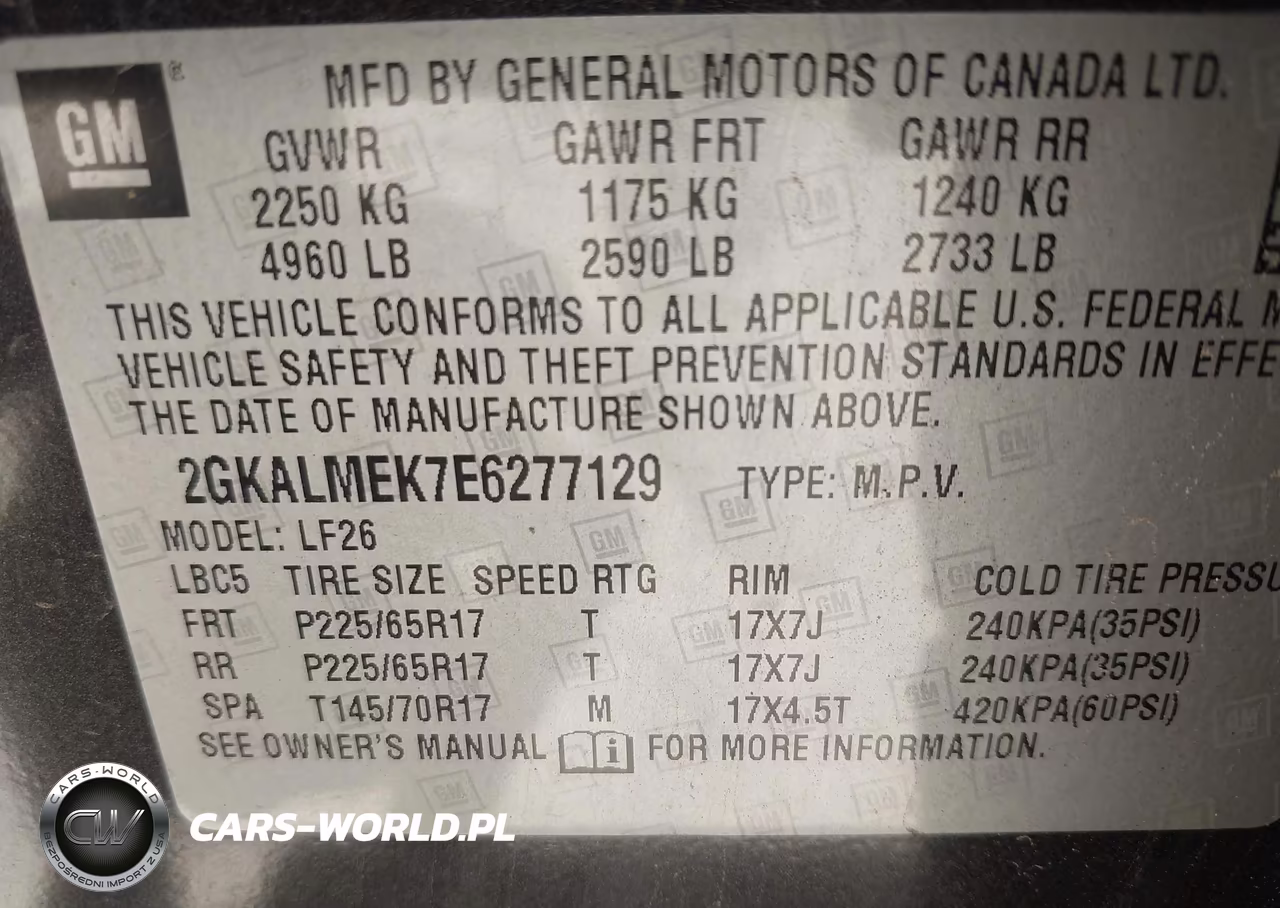 2014 GMC Terrain Sle-1 VIN:2GKALMEK7E6277129 - 9