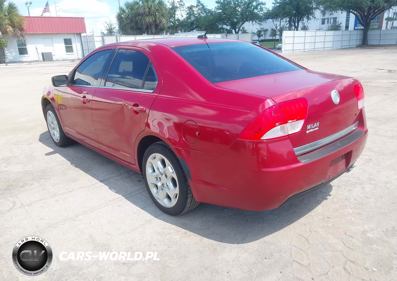 2010 Mercury Milan VIN:3MEHM0HA9AR603677 - 3