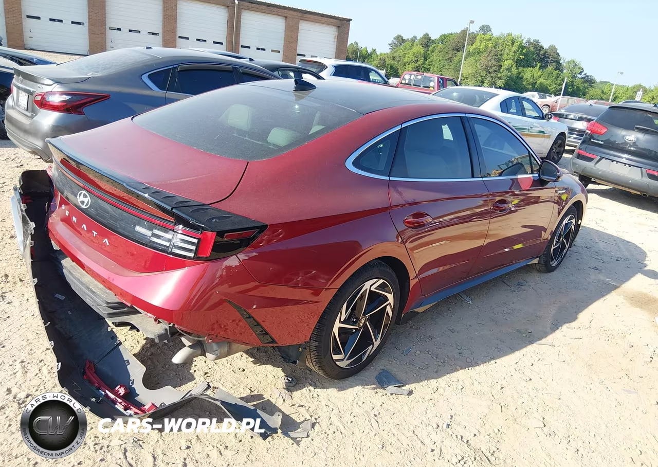 2025 Hyundai Sonata Sel Convenience VIN:KMHL14JAXSA429096 - 4