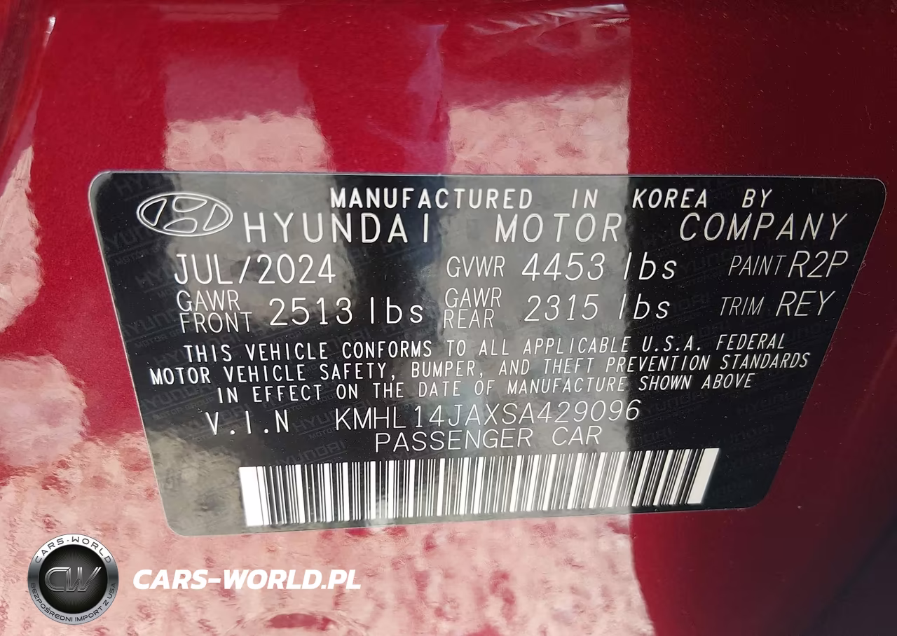 2025 Hyundai Sonata Sel Convenience VIN:KMHL14JAXSA429096 - 9
