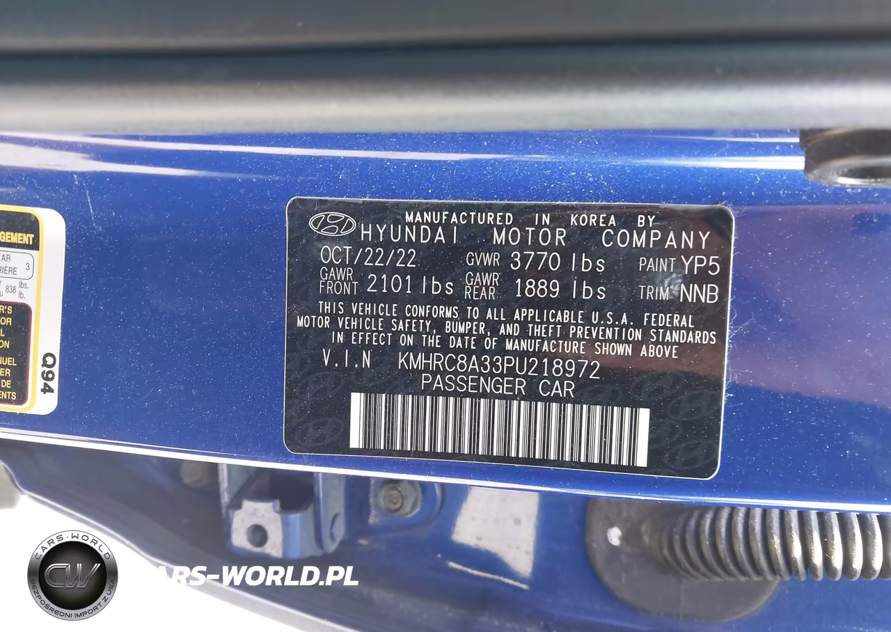 2023 Hyundai Venue Limited VIN:KMHRC8A33PU218972 - 9