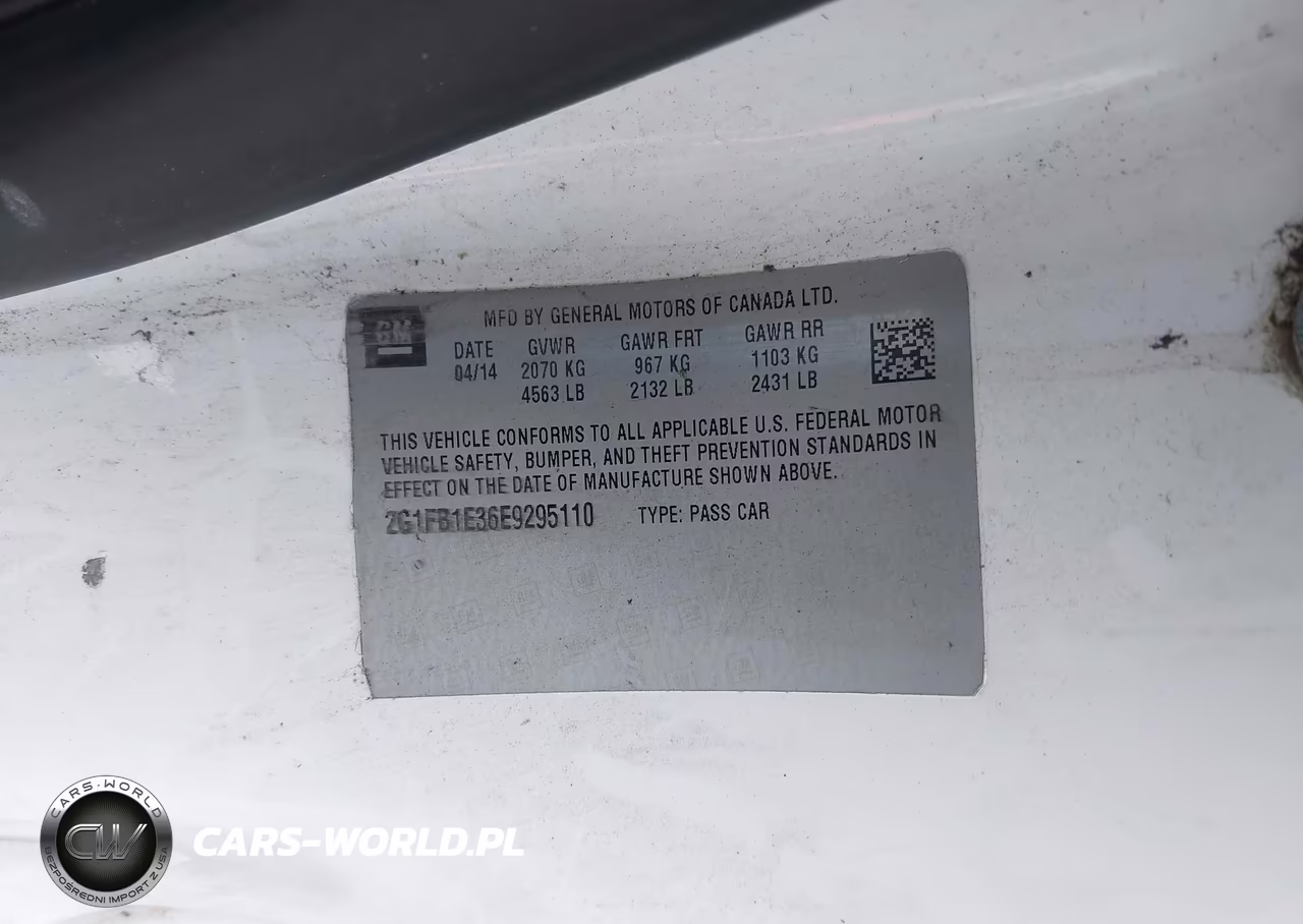 2014 Chevrolet Camaro 1Lt VIN:2G1FB1E36E9295110 - 9