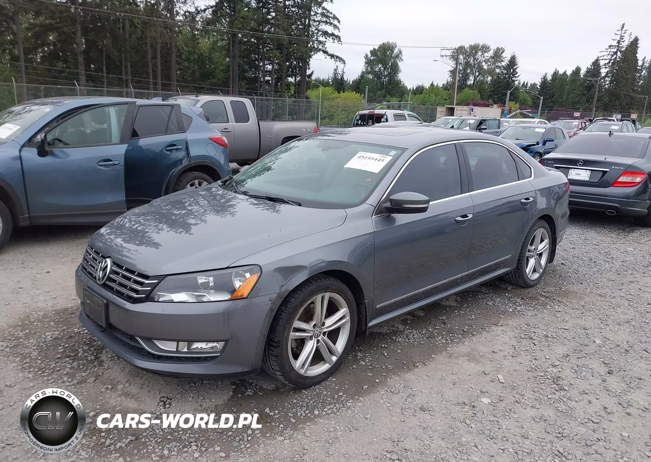 2013 Volkswagen Passat 2.0L Tdi Sel Premium VIN:1VWCN7A37DC142072 - 2