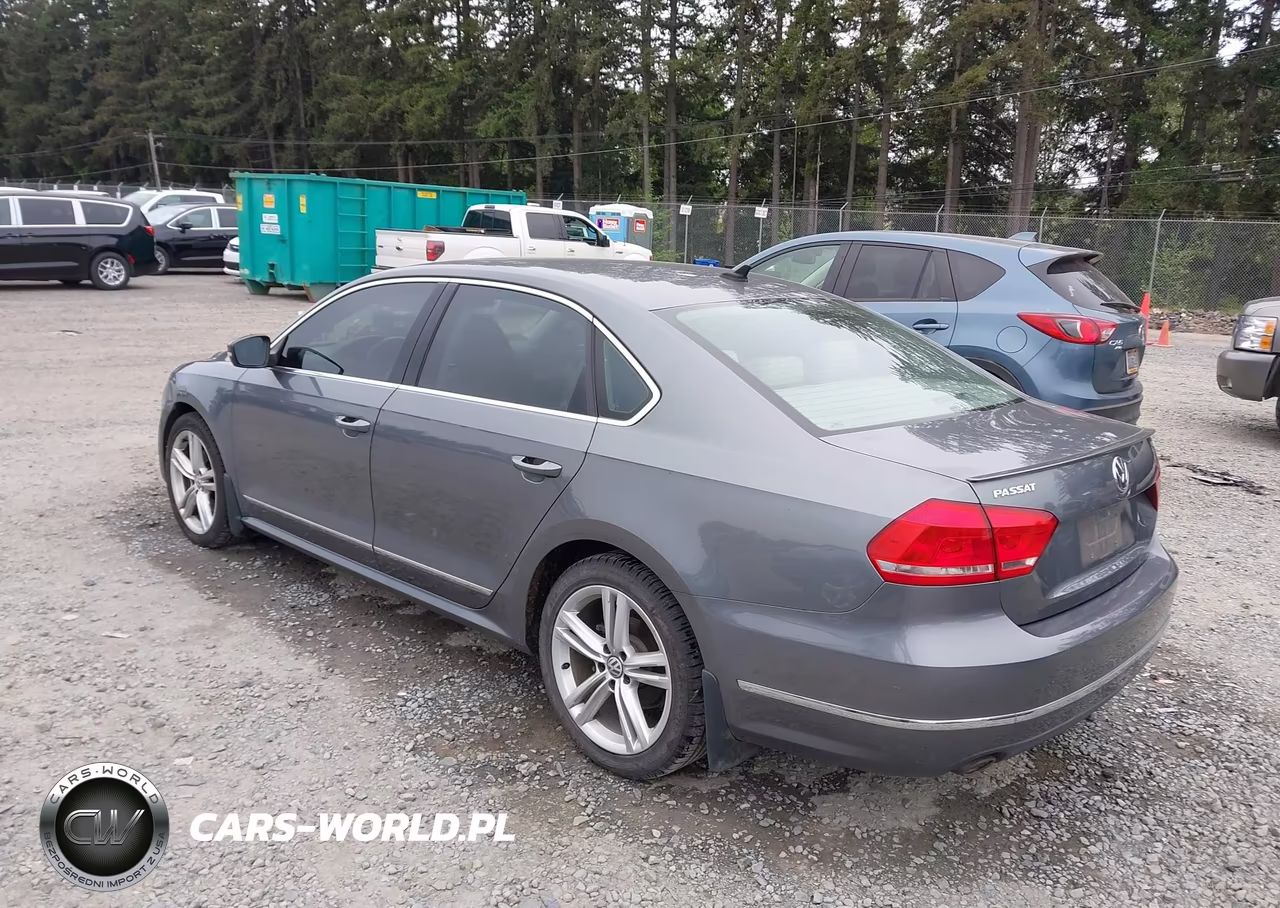 2013 Volkswagen Passat 2.0L Tdi Sel Premium VIN:1VWCN7A37DC142072 - 3