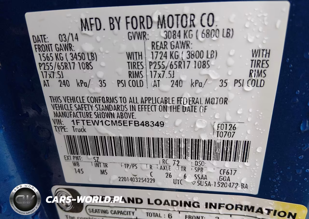 2014 Ford F-150 Xlt VIN:1FTEW1CM5EFB48349 - 9