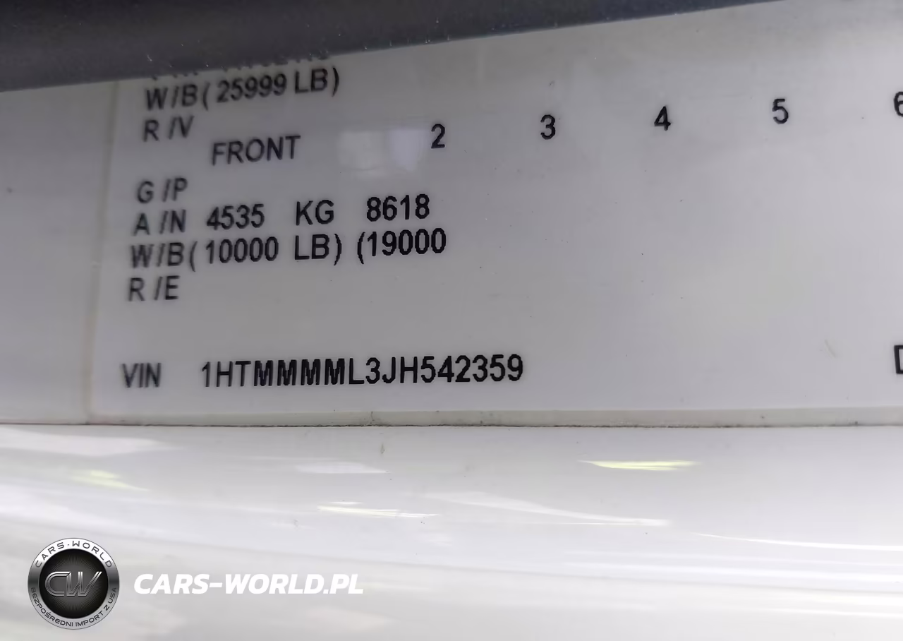 2018 International Durastar 4300 VIN:1HTMMMML3JH542359 - 8
