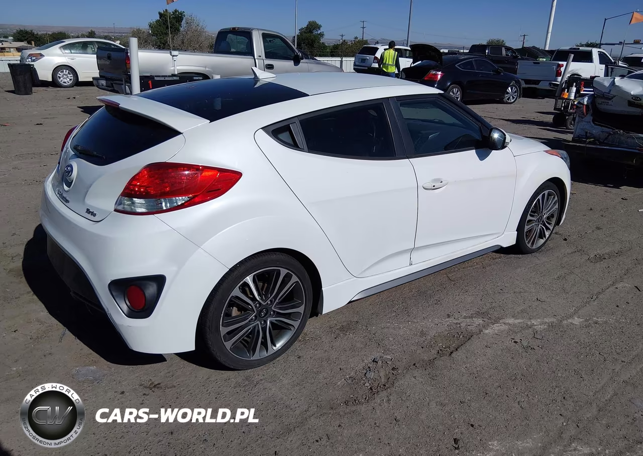 2016 Hyundai Veloster Turbo VIN:KMHTC6AE2GU249139 - 4