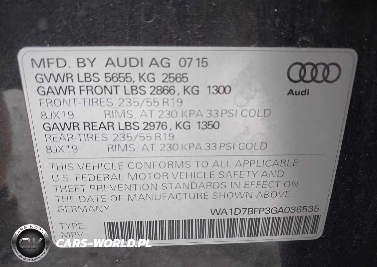 2016 Audi Q5 3.0T Premium Plus VIN:WA1D7BFP3GA036535 - 9