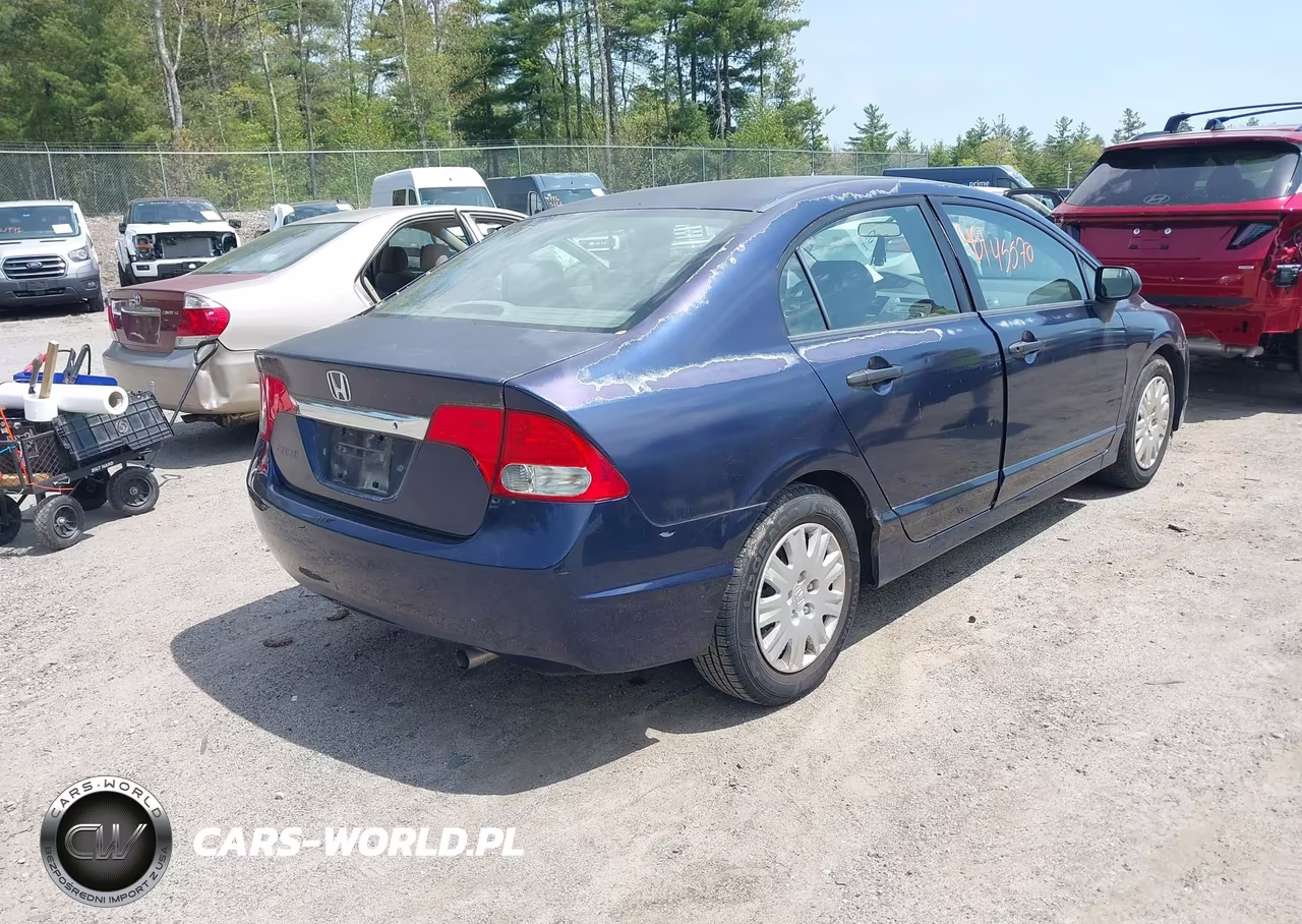 2009 Honda Civic Vp VIN:2HGFA16339H517396 - 4