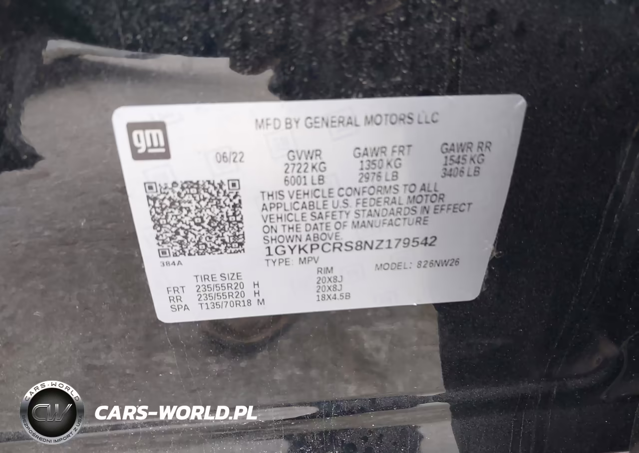 2022 Cadillac Xt6 Fwd Premium Luxury VIN:1GYKPCRS8NZ179542 - 9