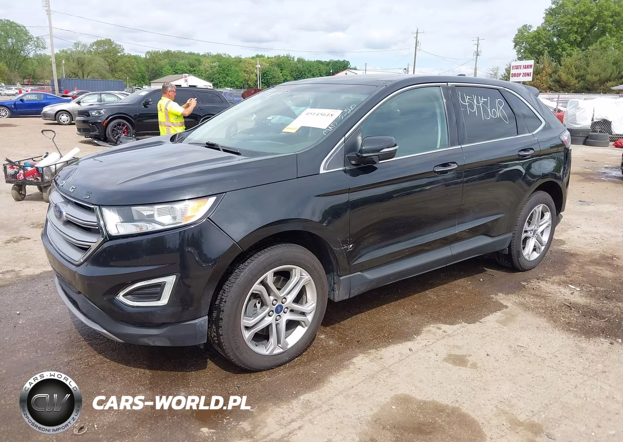 2015 Ford Edge Titanium VIN:2FMTK4K96FBB50529 - 2