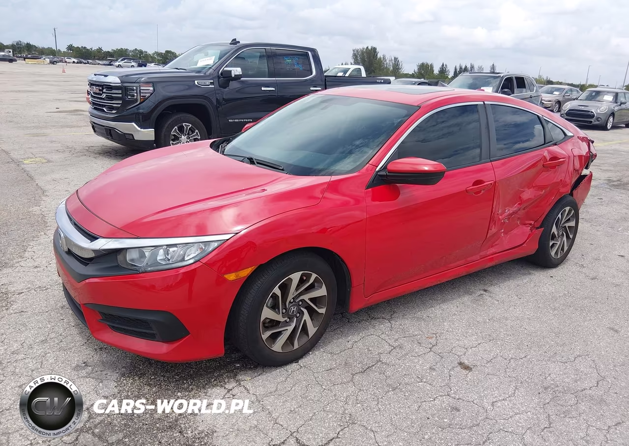 2018 Honda Civic Ex VIN:2HGFC2F75JH580331 - 2