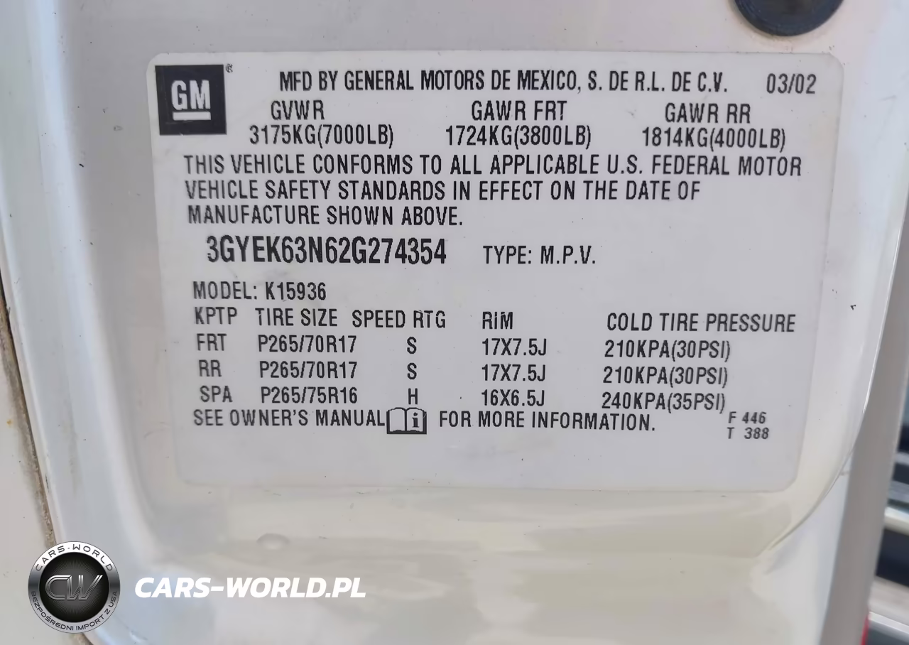 2002 Cadillac Escalade Ext Standard VIN:3GYEK63N62G274354 - 9