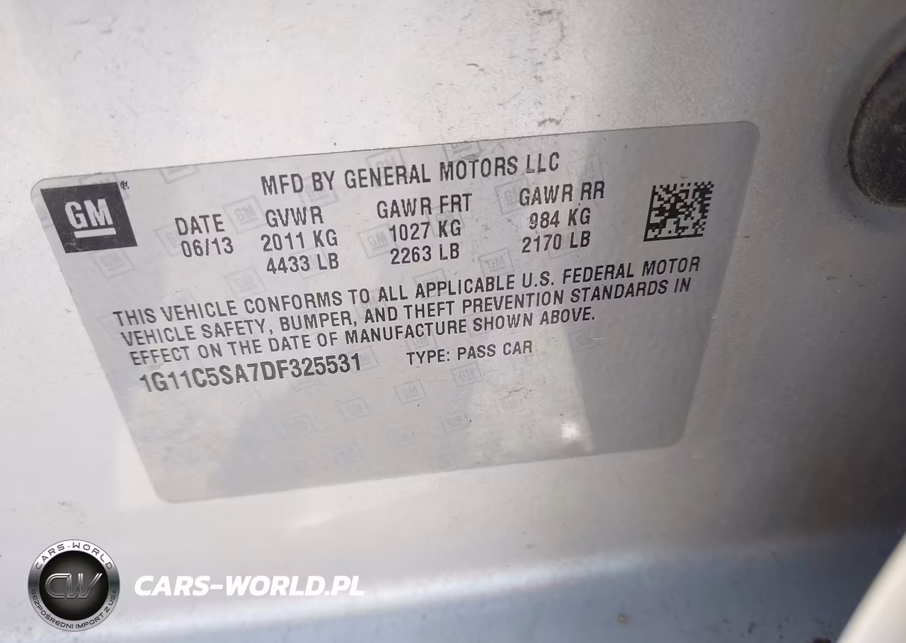 2013 Chevrolet Malibu 1Lt VIN:1G11C5SA7DF325531 - 9