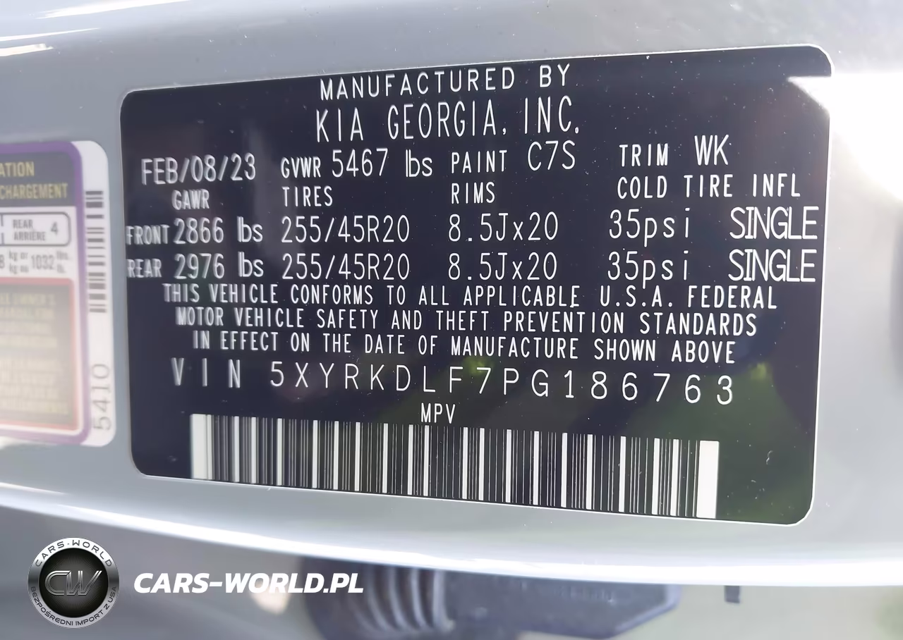 2023 Kia Sorento Sx VIN:5XYRKDLF7PG186763 - 9