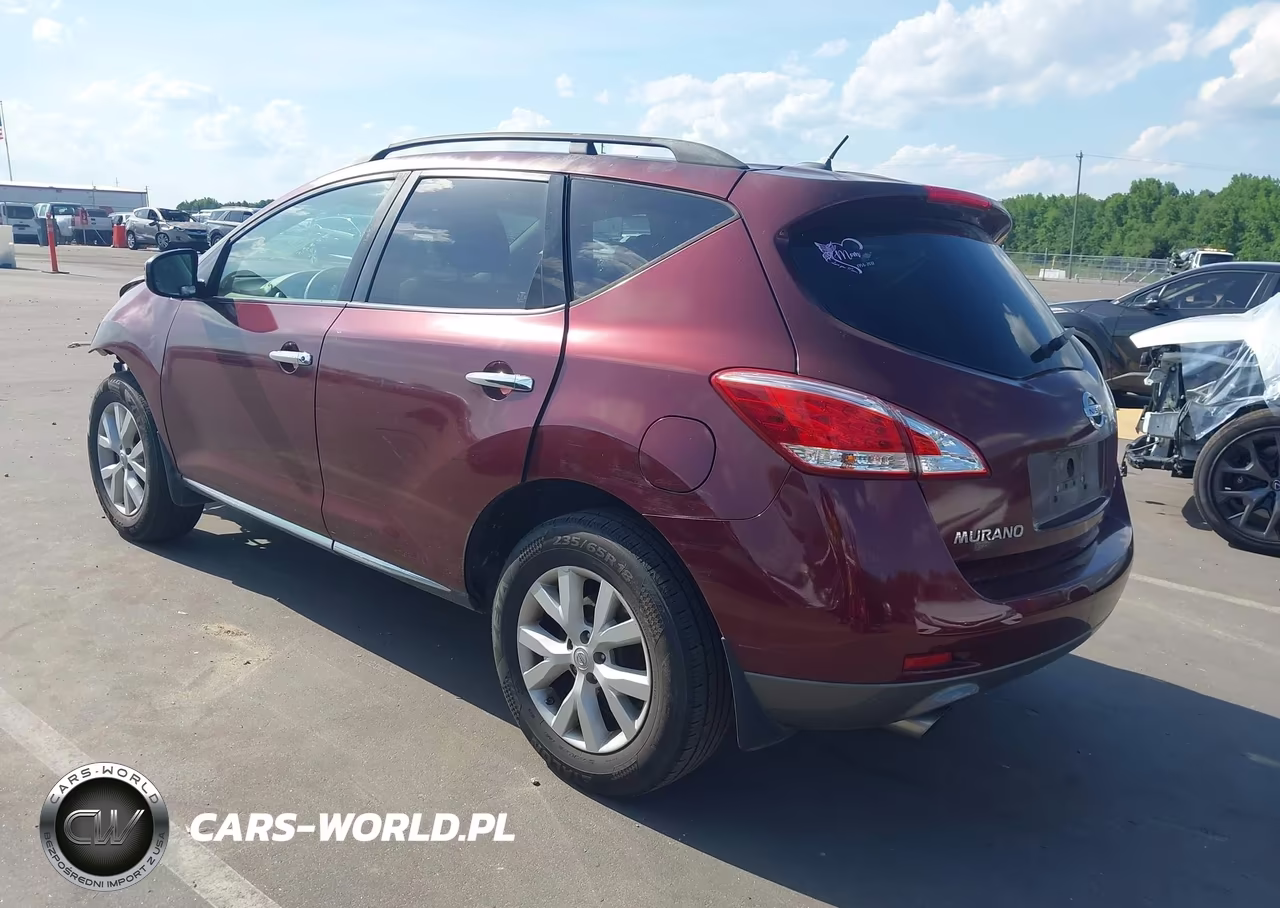2012 Nissan Murano Sl VIN:JN8AZ1MU8CW101824 - 3