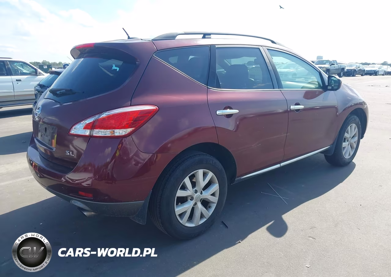 2012 Nissan Murano Sl VIN:JN8AZ1MU8CW101824 - 4