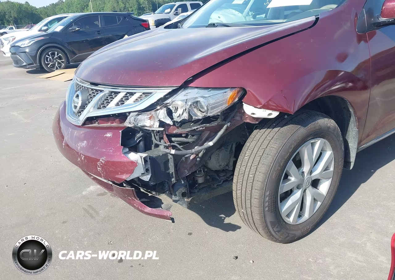 2012 Nissan Murano Sl VIN:JN8AZ1MU8CW101824 - 6