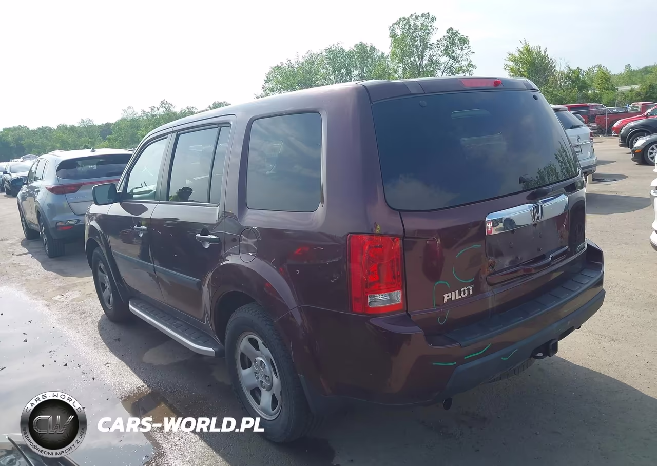 2010 Honda Pilot Lx VIN:5FNYF4H25AB038051 - 3