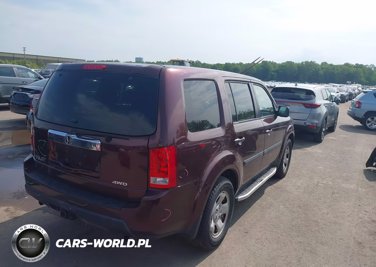 2010 Honda Pilot Lx VIN:5FNYF4H25AB038051 - 4
