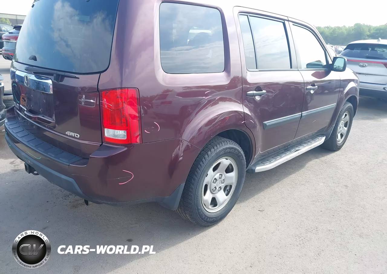 2010 Honda Pilot Lx VIN:5FNYF4H25AB038051 - 6