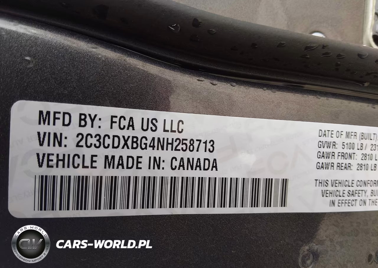 2022 Dodge Charger Sxt Rwd VIN:2C3CDXBG4NH258713 - 9
