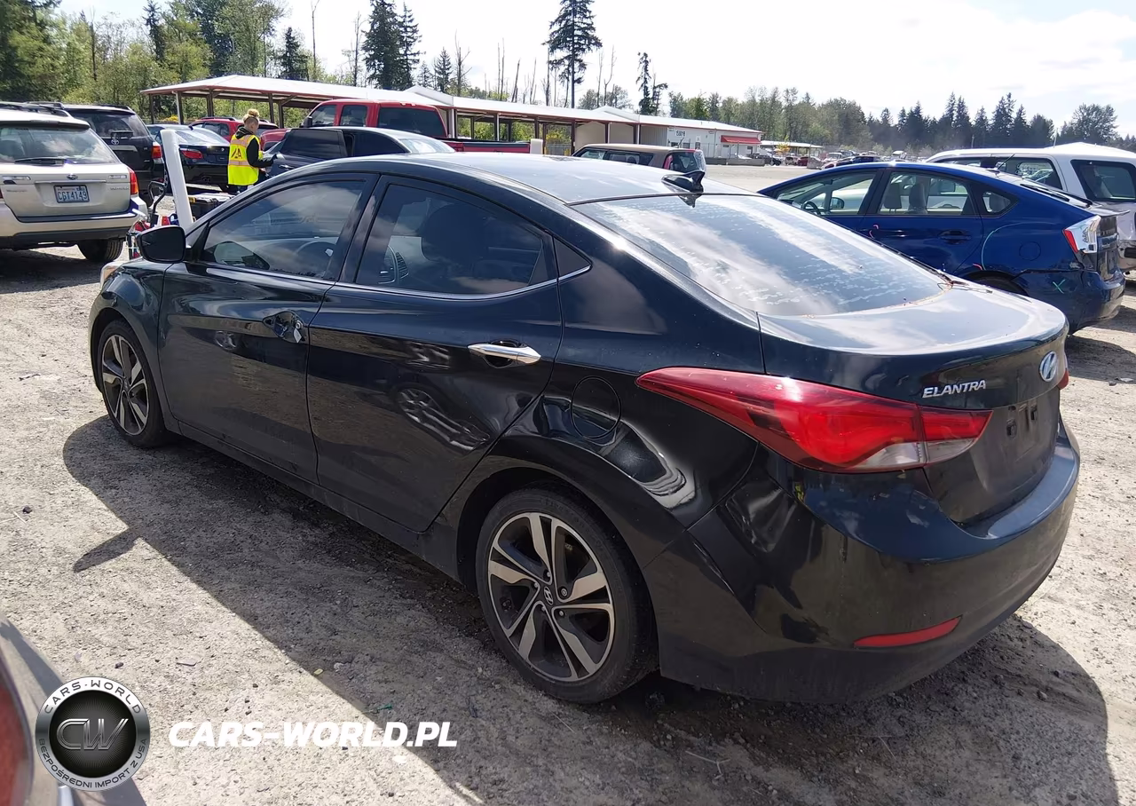 2014 Hyundai Elantra Limited VIN:5NPDH4AE4EH545415 - 3