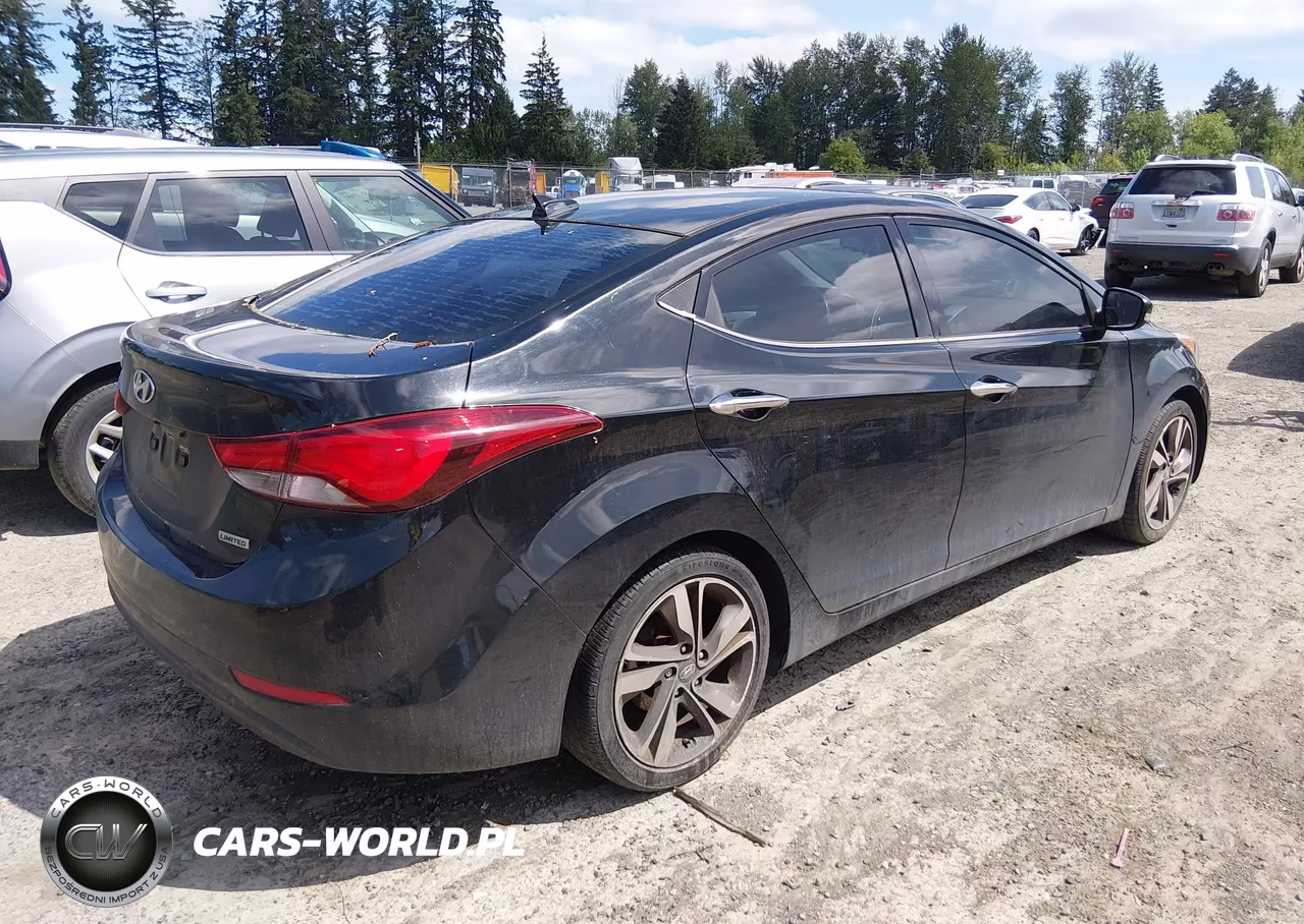 2014 Hyundai Elantra Limited VIN:5NPDH4AE4EH545415 - 4