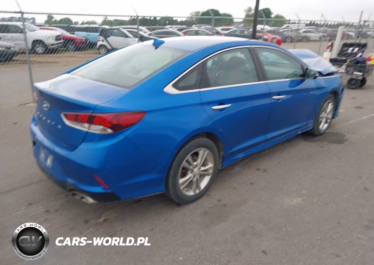 2018 Hyundai Sonata Sel VIN:5NPE34AFXJH659277 - 4
