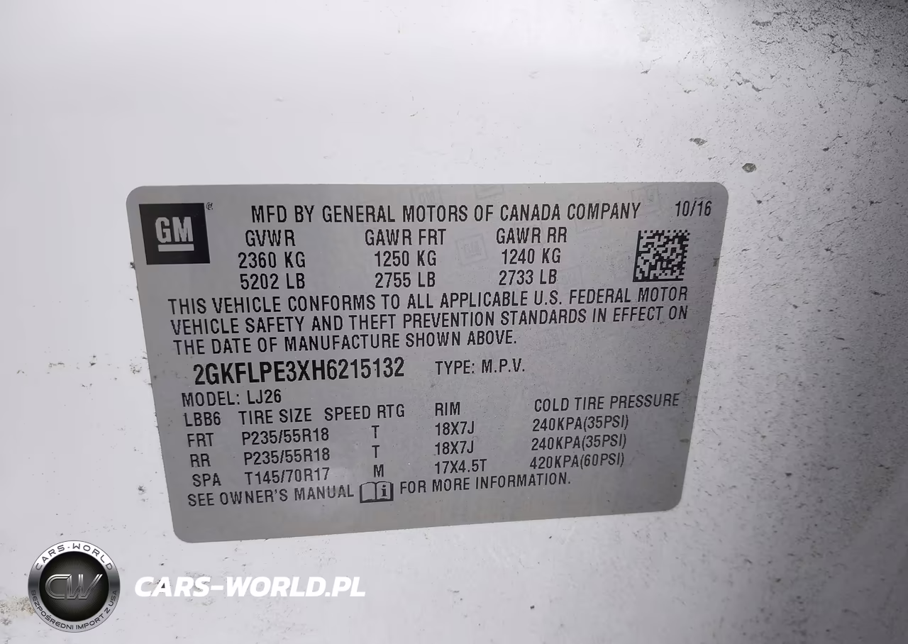 2017 GMC Terrain Slt VIN:2GKFLPE3XH6215132 - 9