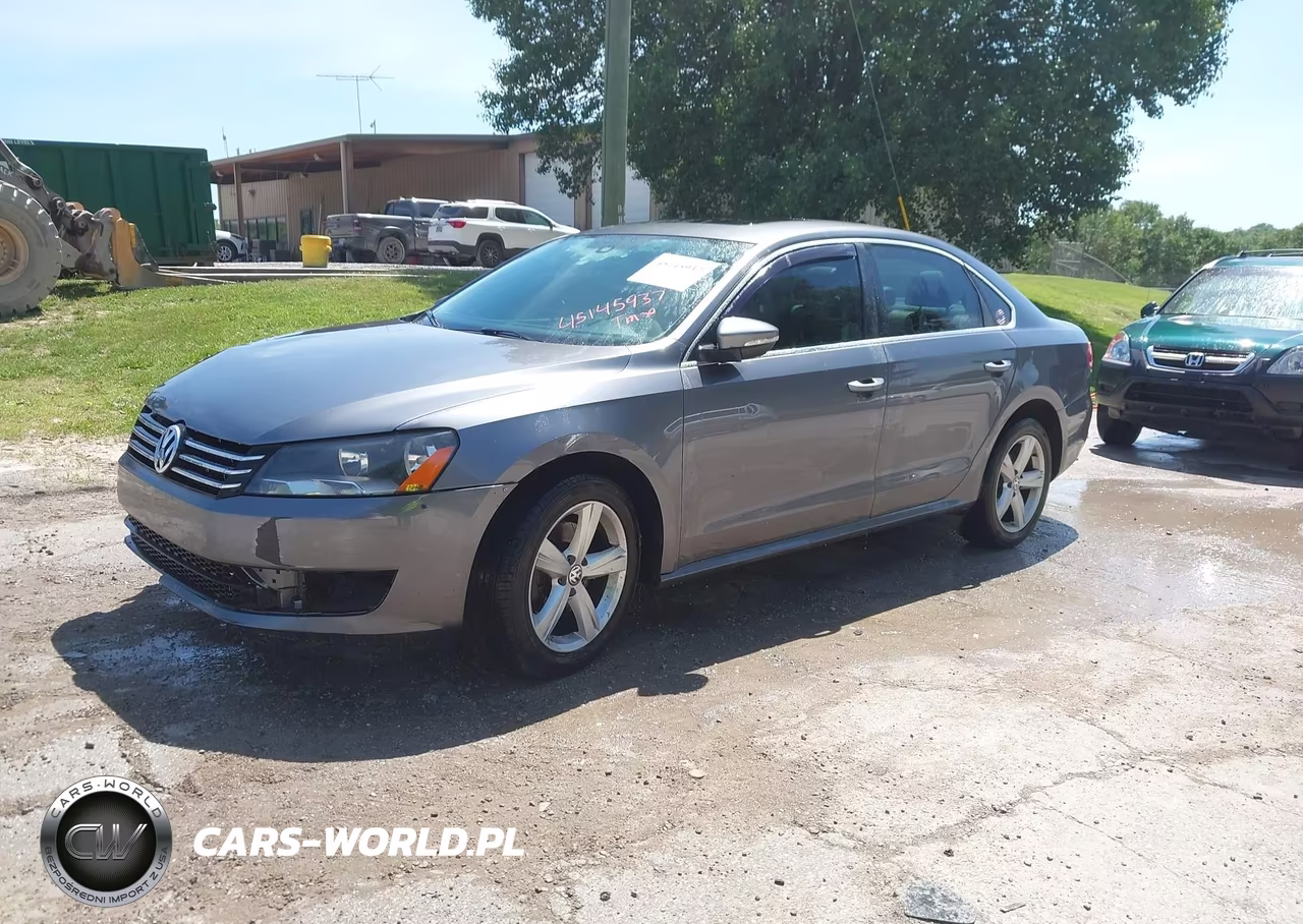 2012 Volkswagen Passat 2.5L Se VIN:1VWBP7A39CC060557 - 2