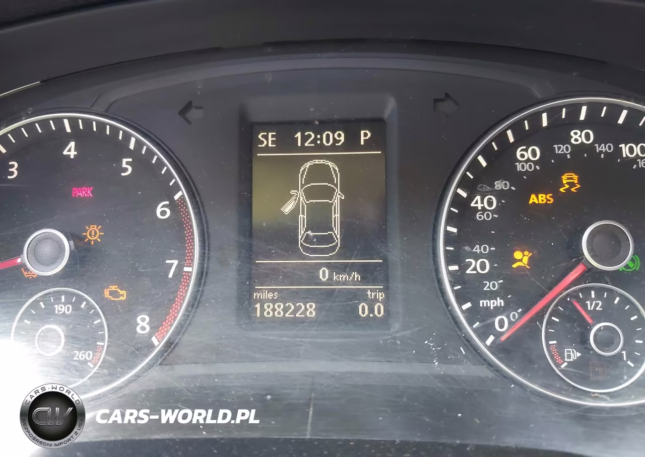 2012 Volkswagen Passat 2.5L Se VIN:1VWBP7A39CC060557 - 7