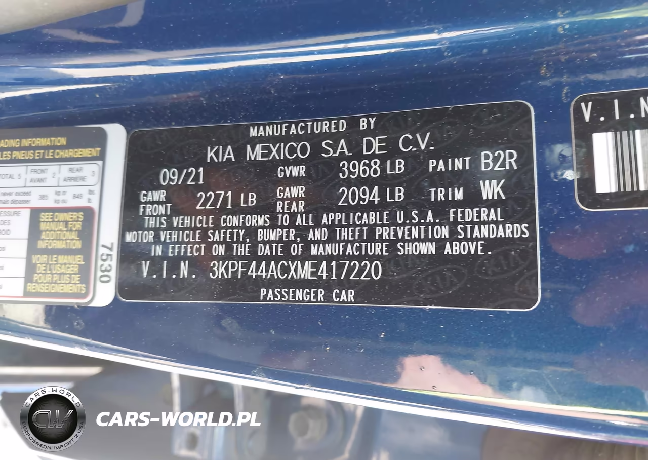 2021 Kia Forte Gt VIN:3KPF44ACXME417220 - 9