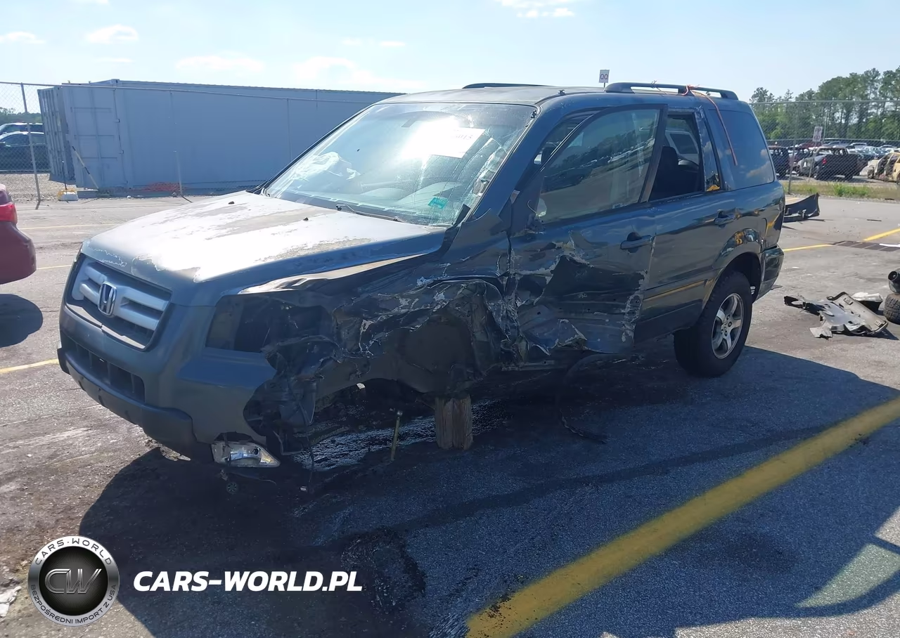 2006 Honda Pilot Ex VIN:5FNYF28446B025434 - 2