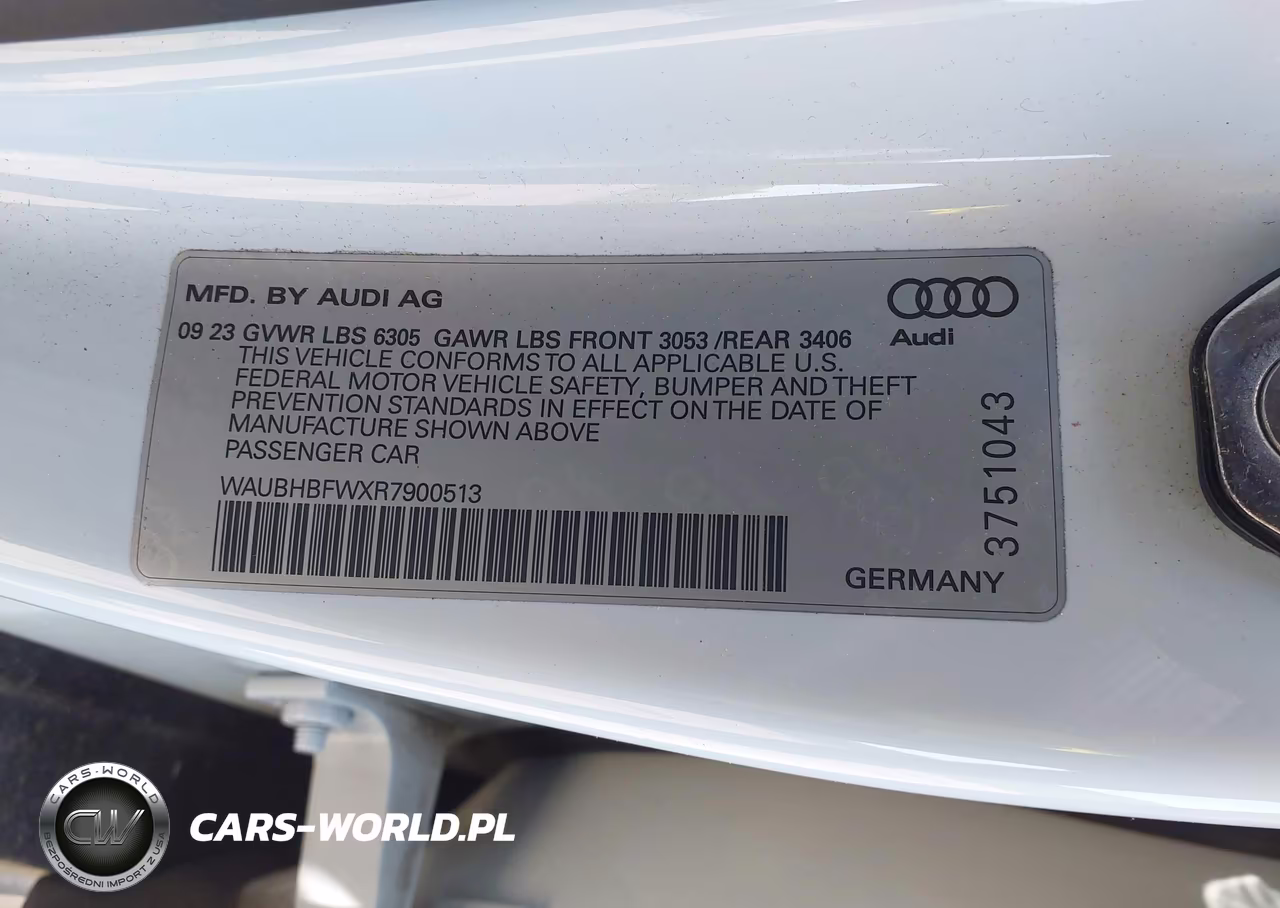 2024 Audi Rs E-Tron Gt Quattro VIN:WAUBHBFWXR7900513 - 9