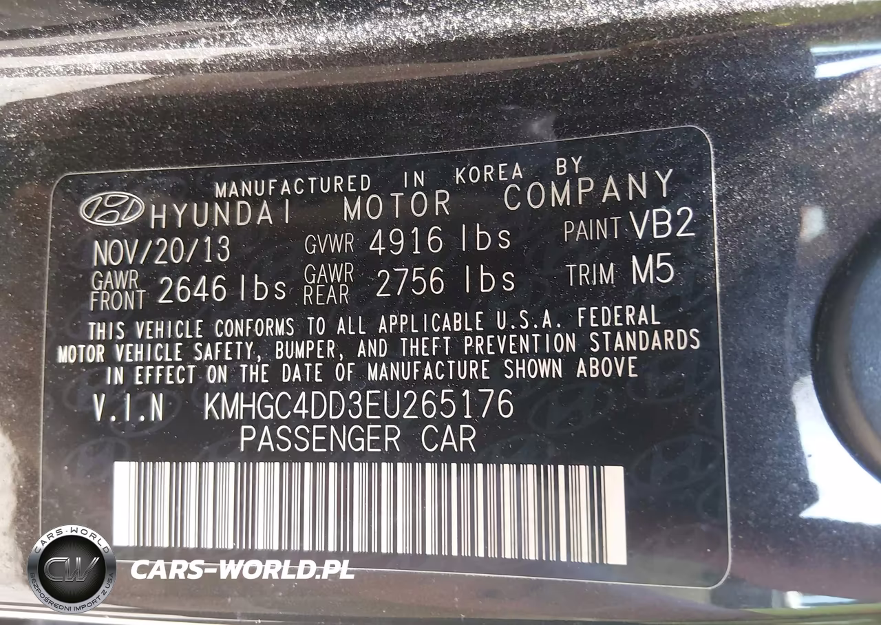 2014 Hyundai Genesis 3.8 VIN:KMHGC4DD3EU265176 - 9