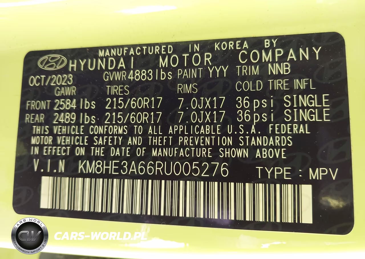 2024 Hyundai Kona Electric Limited VIN:KM8HE3A66RU005276 - 9