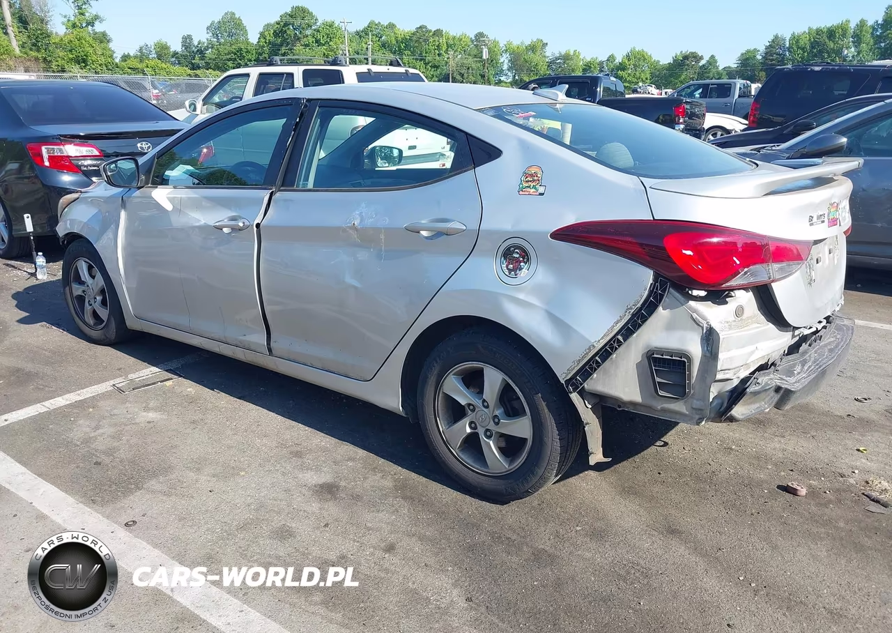 2015 Hyundai Elantra Se VIN:5NPDH4AE6FH651916 - 3