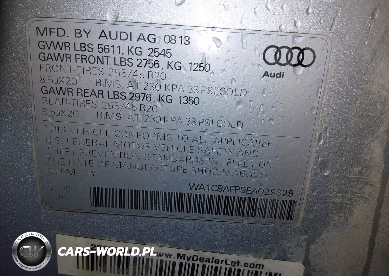 2014 Audi Q5 Hybrid 2.0T Prestige VIN:WA1C8AFP9EA029329 - 9