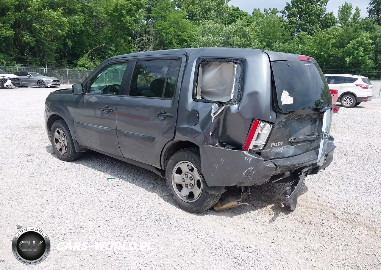 2013 Honda Pilot Lx VIN:5FNYF4H23DB002492 - 3