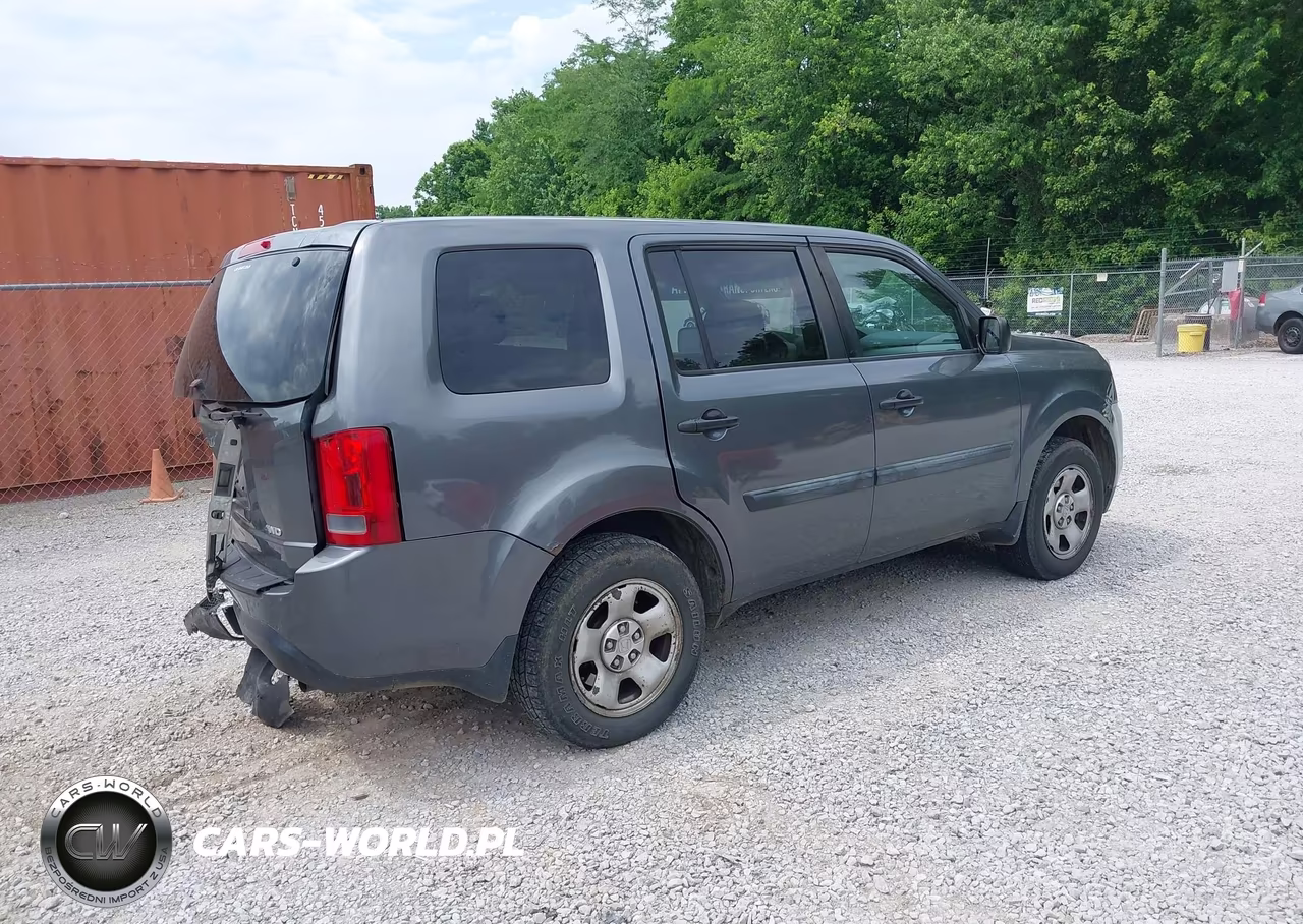 2013 Honda Pilot Lx VIN:5FNYF4H23DB002492 - 4