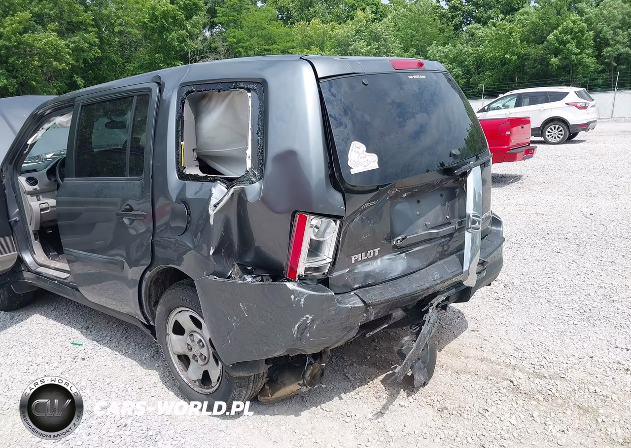 2013 Honda Pilot Lx VIN:5FNYF4H23DB002492 - 6