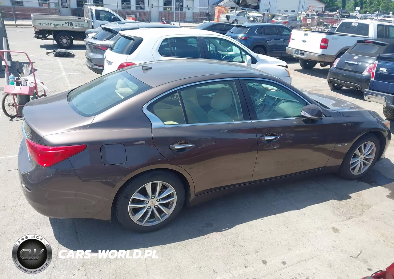 2014 Infiniti Q50 Hybrid Premium VIN:JN1AV7AR4EM701185 - 13